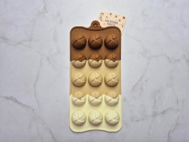 Moldes silicona 15 semi esferas gajos 